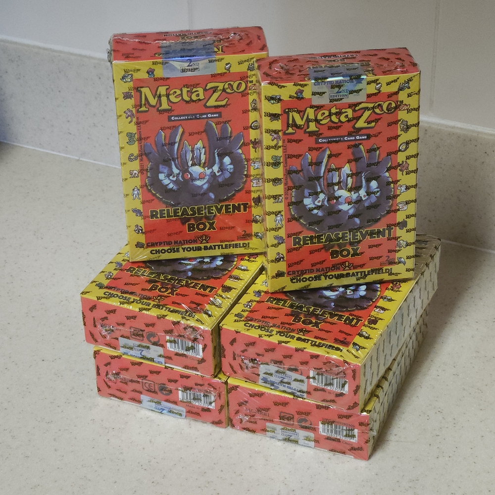 MetaZoo Cryptid Nation Release Event 2nd Edition Booster Box Factory Sealed